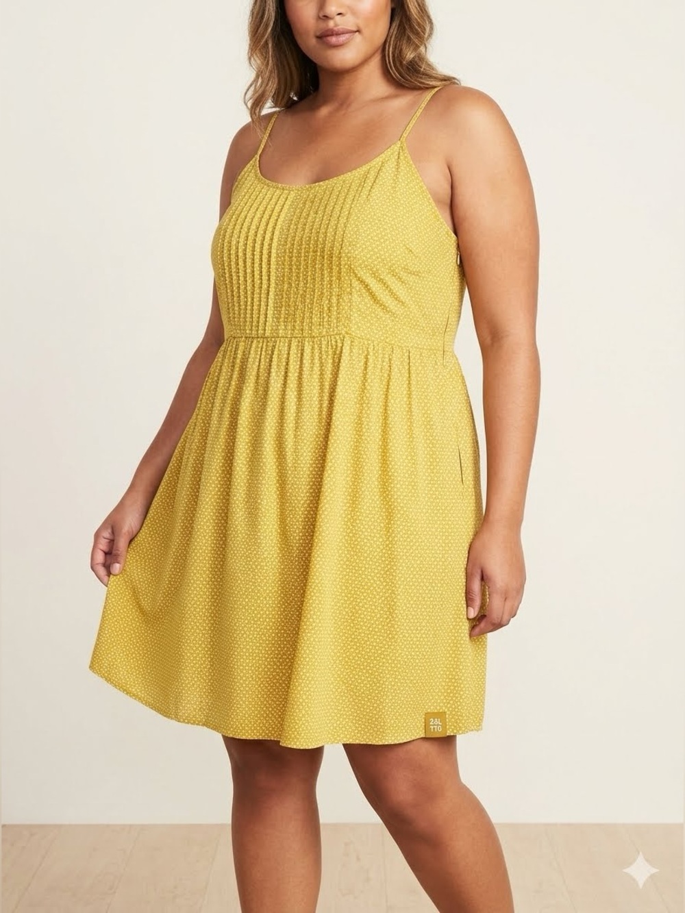Old Navy XXL Yellow Pleated Bodice and Smocked Back Sundress